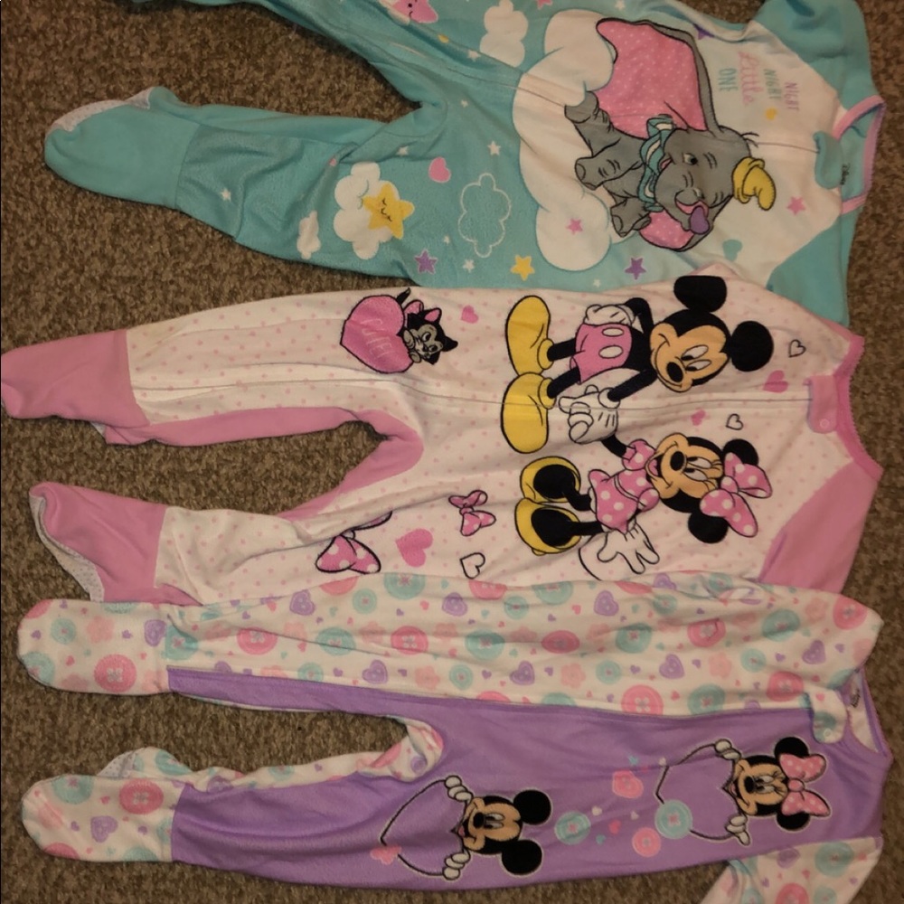 Baby Girl Footie Pjs